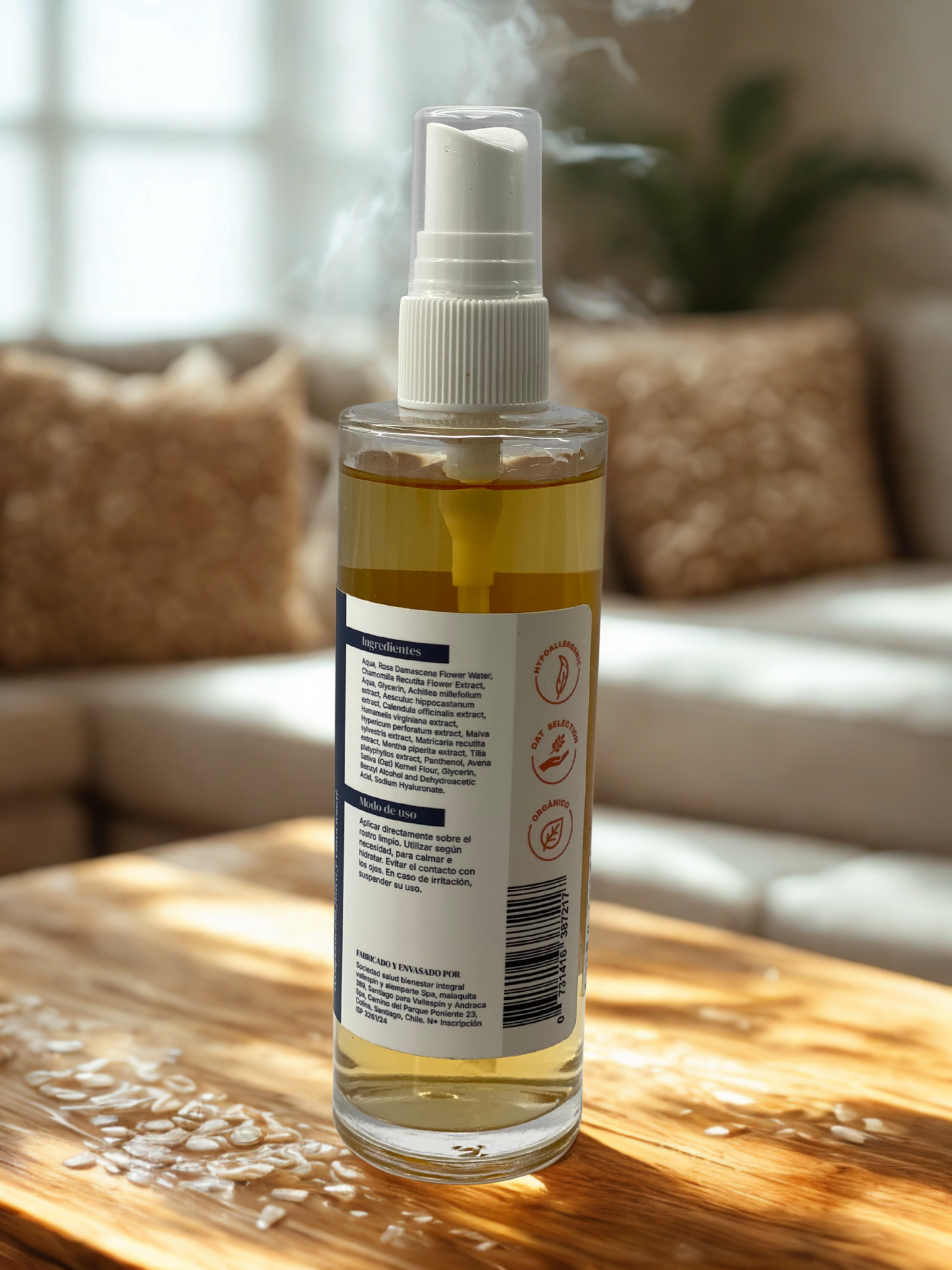 Mist Facial Calmante con Avena Coloidal