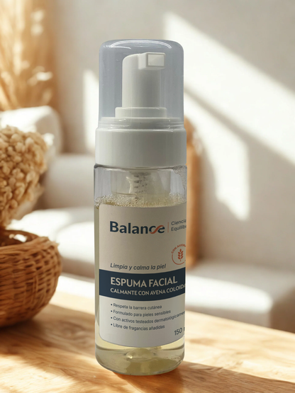 Espuma Facial Calmante con Avena Coloidal