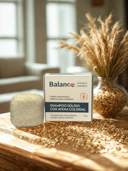 Shampoo Sólido con Avena Coloidal