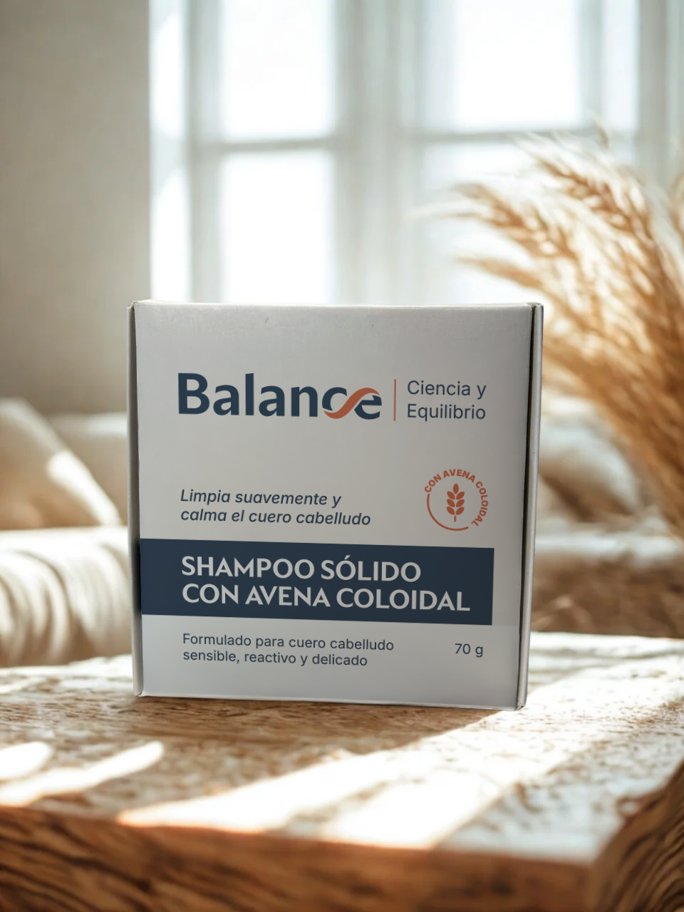 Shampoo Sólido con Avena Coloidal