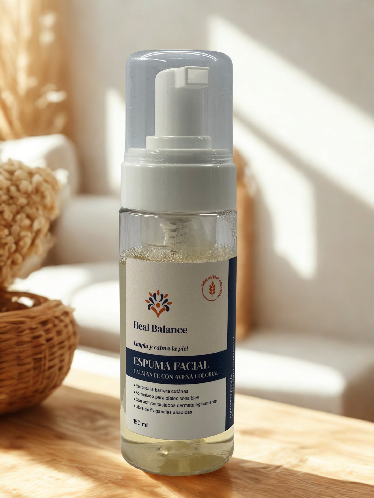 Espuma Facial Calmante con Avena Coloidal