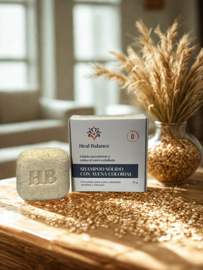 Shampoo Sólido con Avena Coloidal