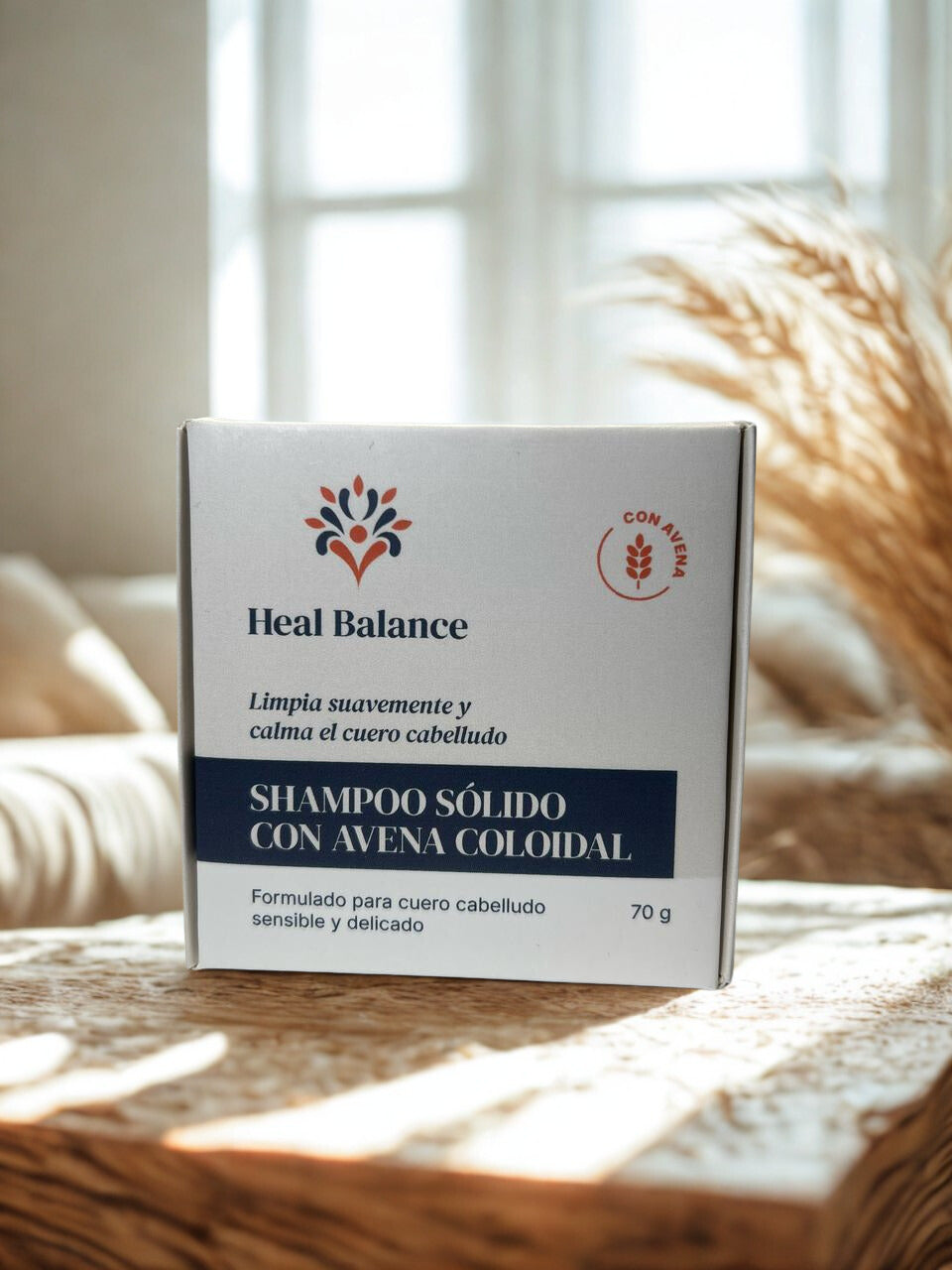 Shampoo Sólido con Avena Coloidal